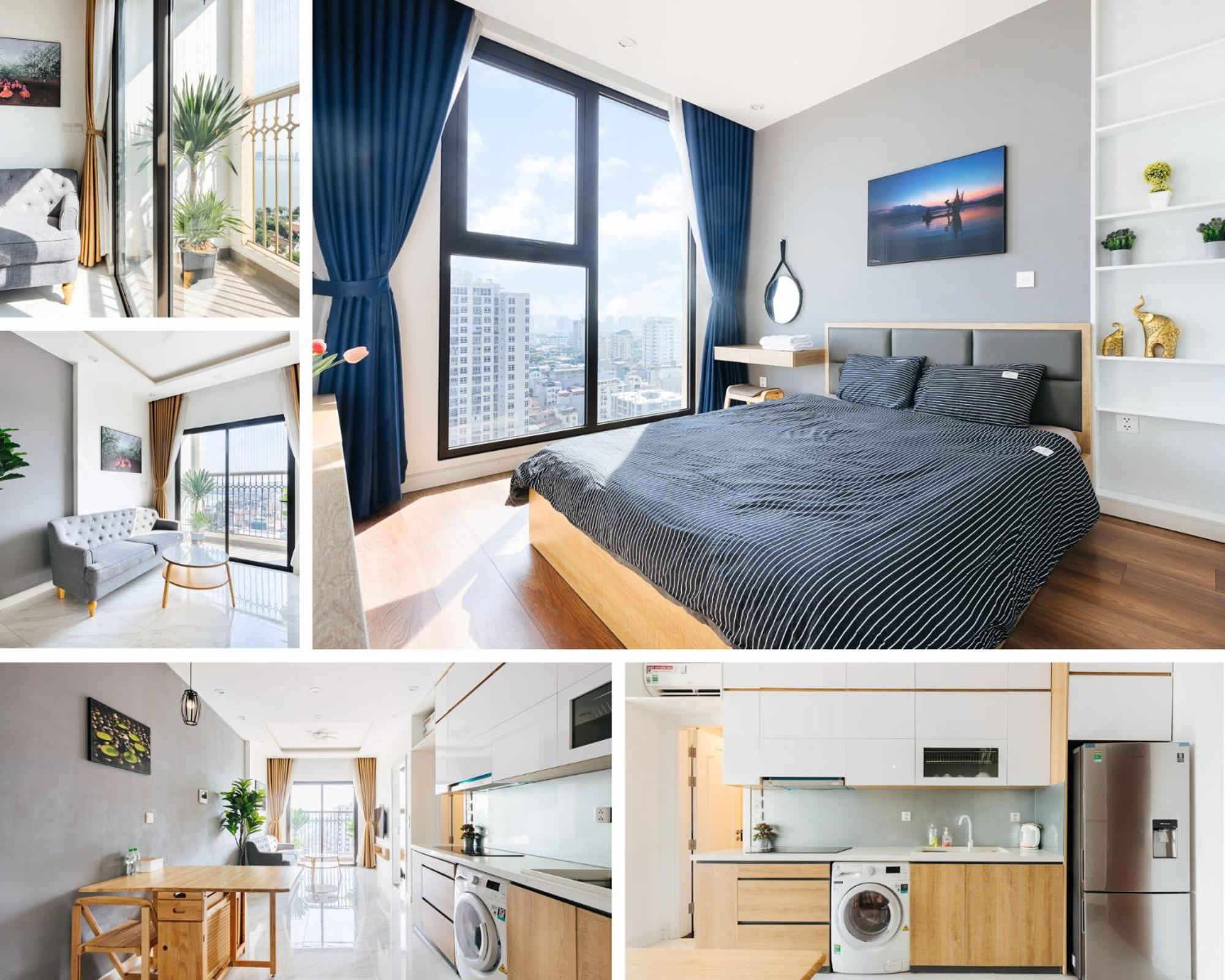 Muse Hanoi Lake View Luxury Apartment - D' Eldorado 객실 사진