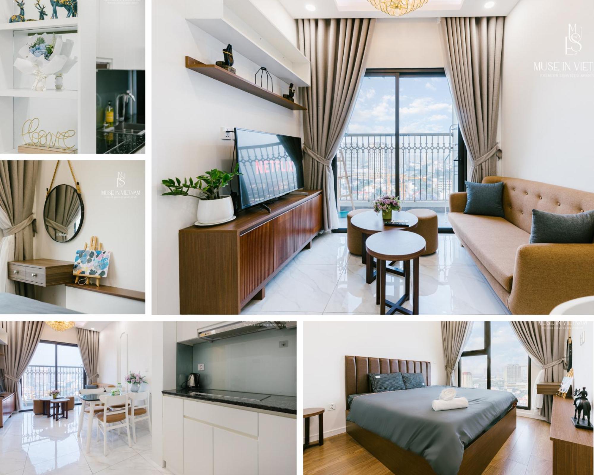 Muse Hanoi Lake View Luxury Apartment - D' Eldorado 객실 사진